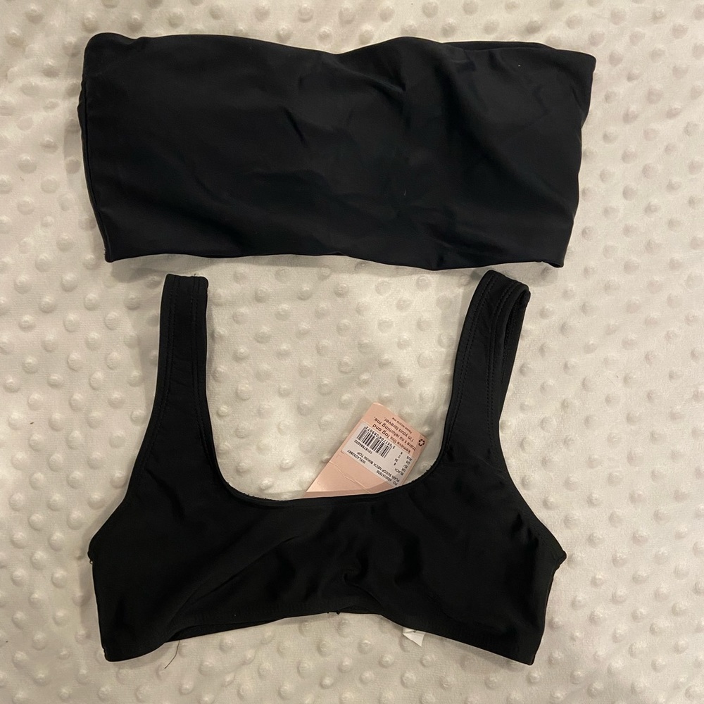 Black bikini tops
